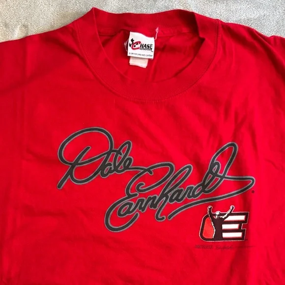 Chase Authentics Red Dale Earnhardt Tee - Picture 1 of 3